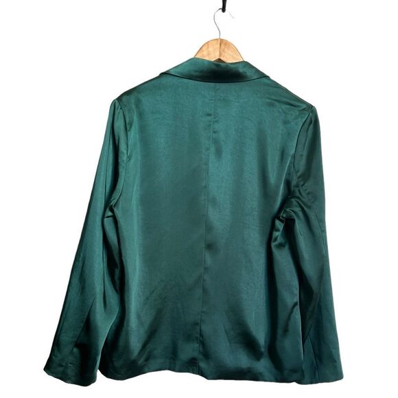 JODIFL Green and Leopard Blazer Size Large - Picture 3 of 7